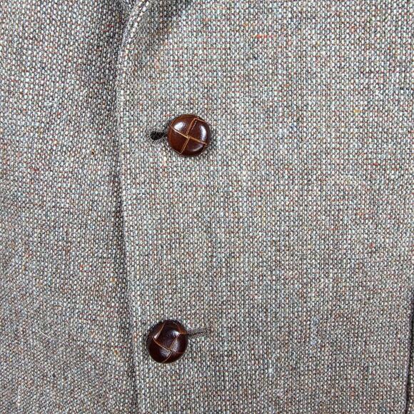 Vintage Kenny Rogers Western Blazer Mens 48R USA Made Leather Elbow Patch Cowboy - Picture 3 of 13